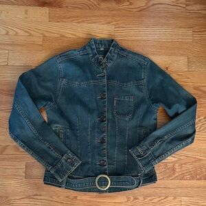 Pepe Jeans London Vintage Dark Blue Women's Jean Jacket